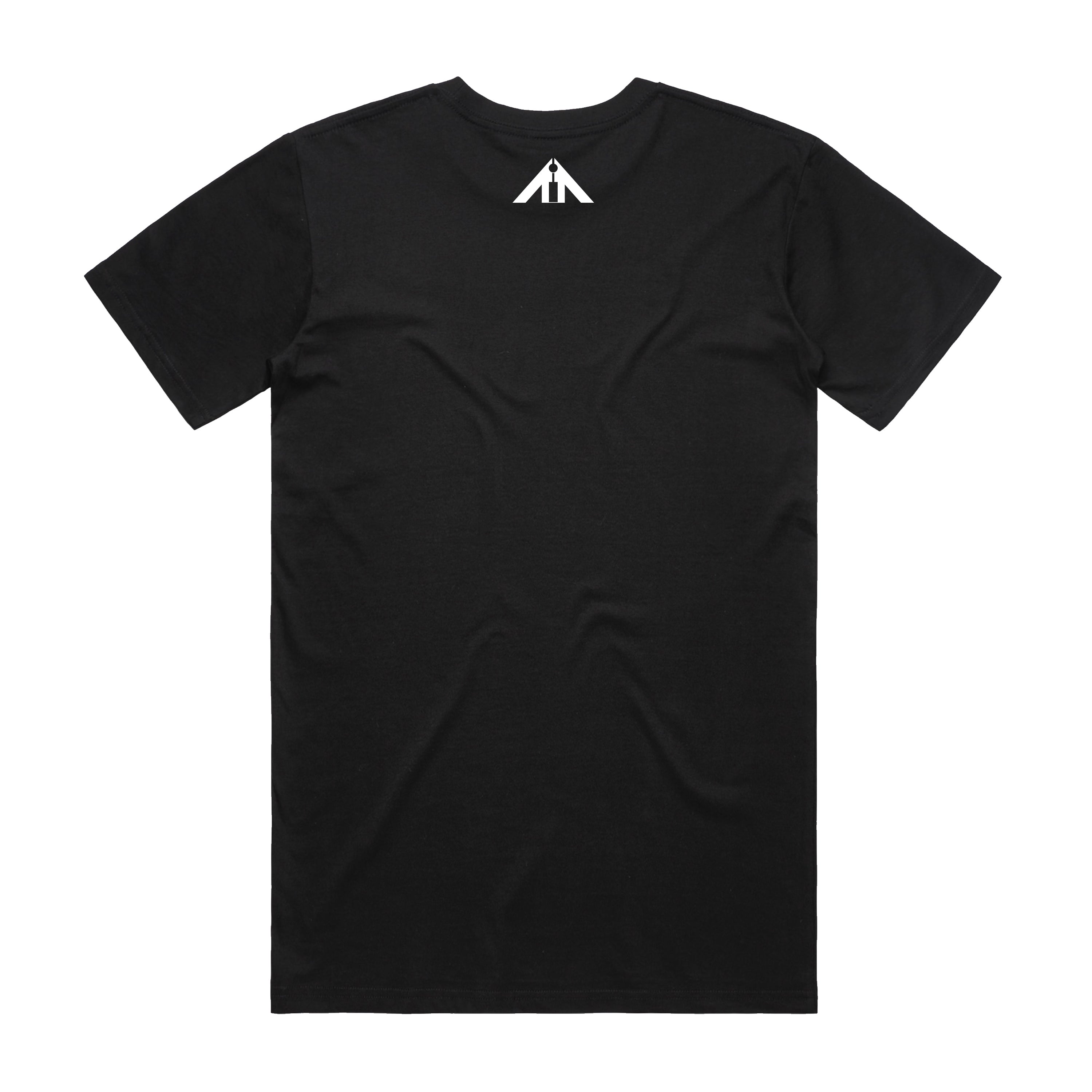 "ALPHA I AM" TEE - BLACK/WHITE