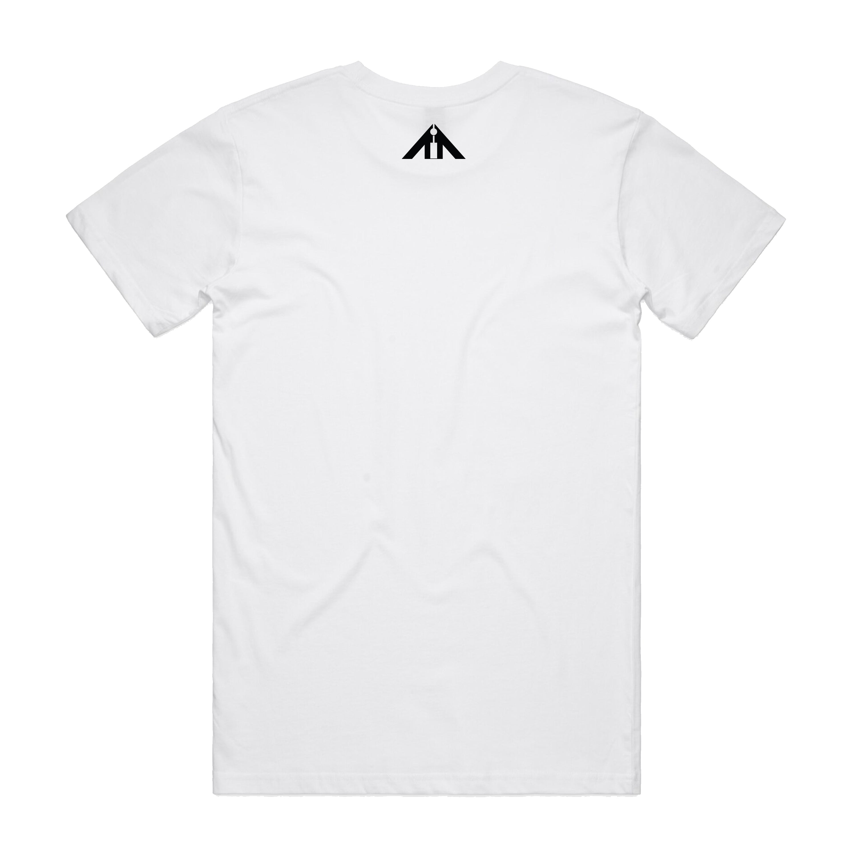 "ALPHA I AM" TEE - WHITE/BLACK